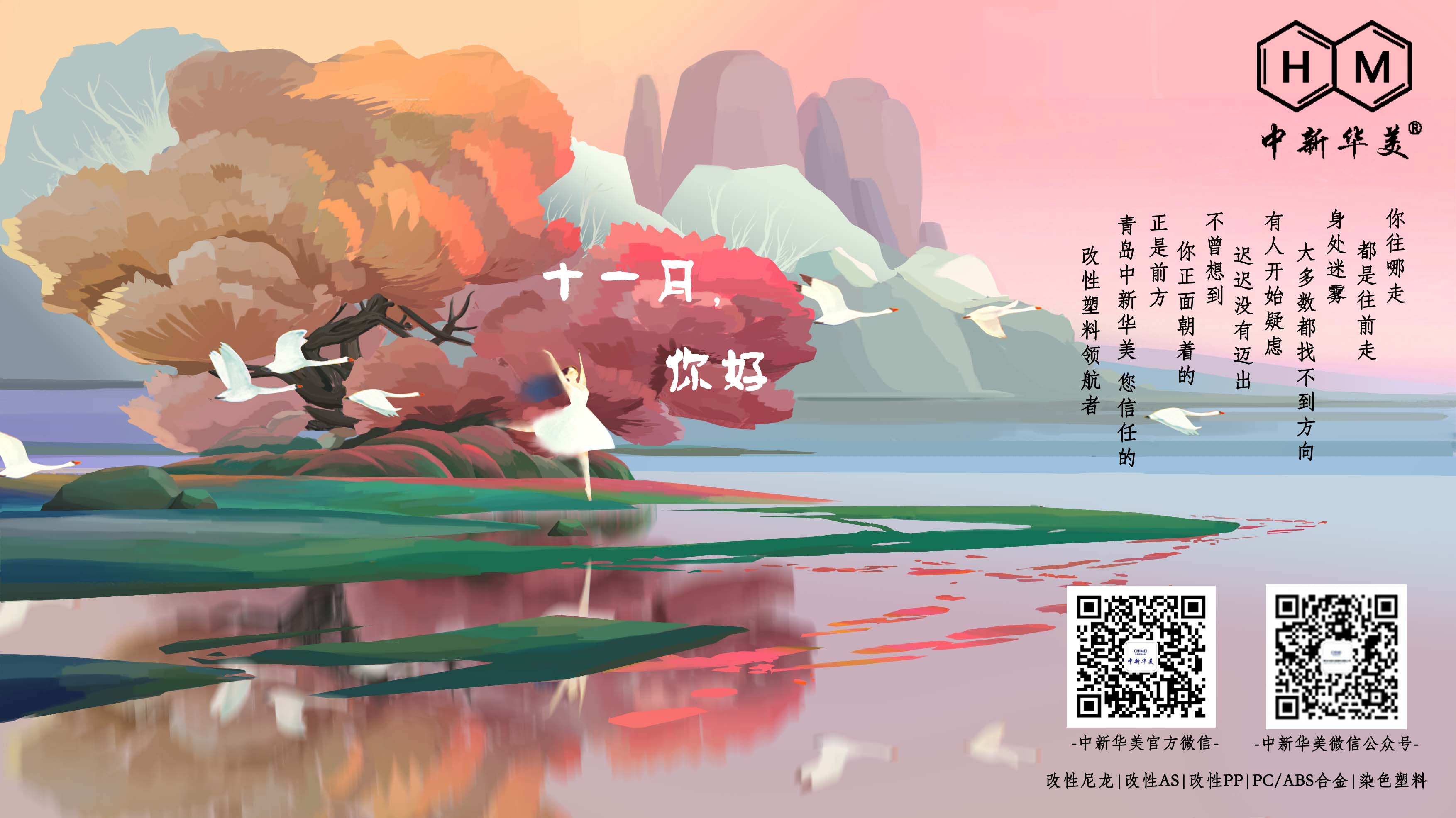 十一月你好！--中新華美改性塑料